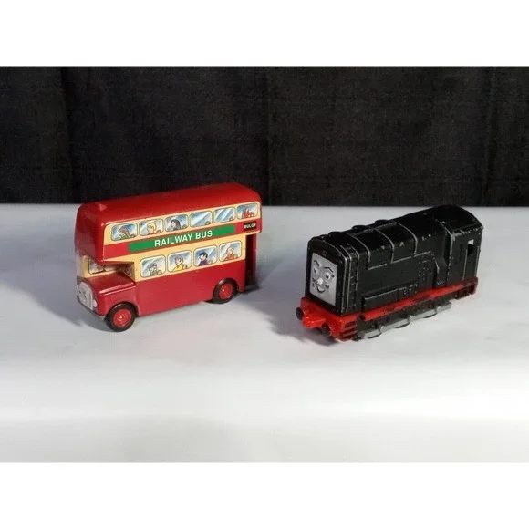 ERTL Vtg Thomas The Tank Engine "DEVIOUS DIESEL" & Railway Bus Diecast Trains - Picture 1 of 9